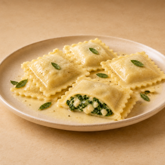 RAVIOLÓN DE ESPINACA Y PROVOLONE (500gr)