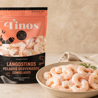 LANGOSTINO PELADO DESVENADO TINOS (450gr)