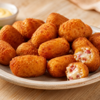 MINI CROQUETAS DE JAMÓN Y QUESO (300gr)