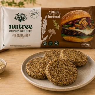 QUINOA BURGERS DE MIX DE HONGOS (4u)