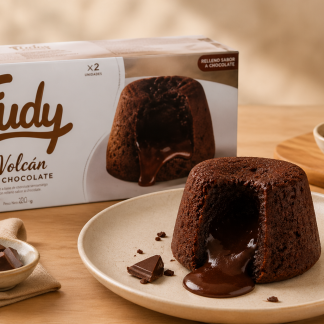 VOLCÁN DE CHOCOLATE FUDY (2u)