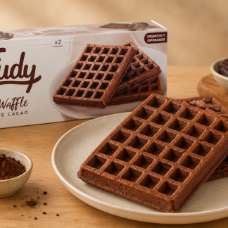WAFFLES DE CACAO FUDY (6u)