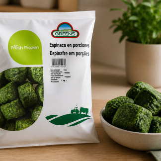 ESPINACA EN CUBOS GREENS (1kg)