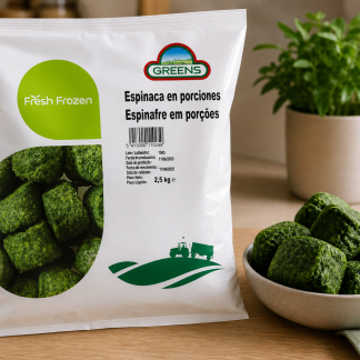 ESPINACA EN CUBOS GREENS (2,5kg)