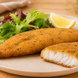 MILANESA DE MERLUZA CROCANTE CON FINAS HIERBAS (1kg)