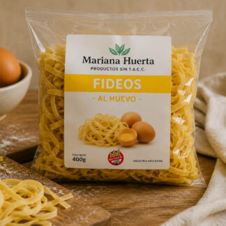 FIDEOS AL HUEVO SIN GLUTEN (400GR)